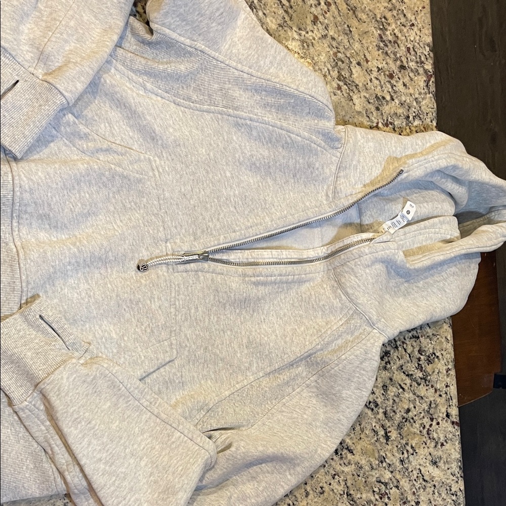 lululemon athletica scuba crop Gray Hoodie